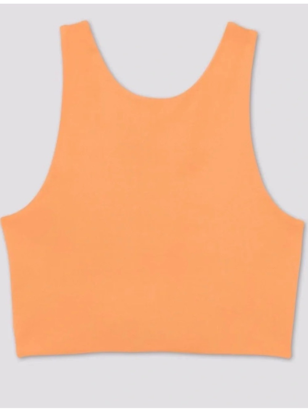 Girlfriend Collective Dylan Tank Bra in Horizon/Tangerine, size S